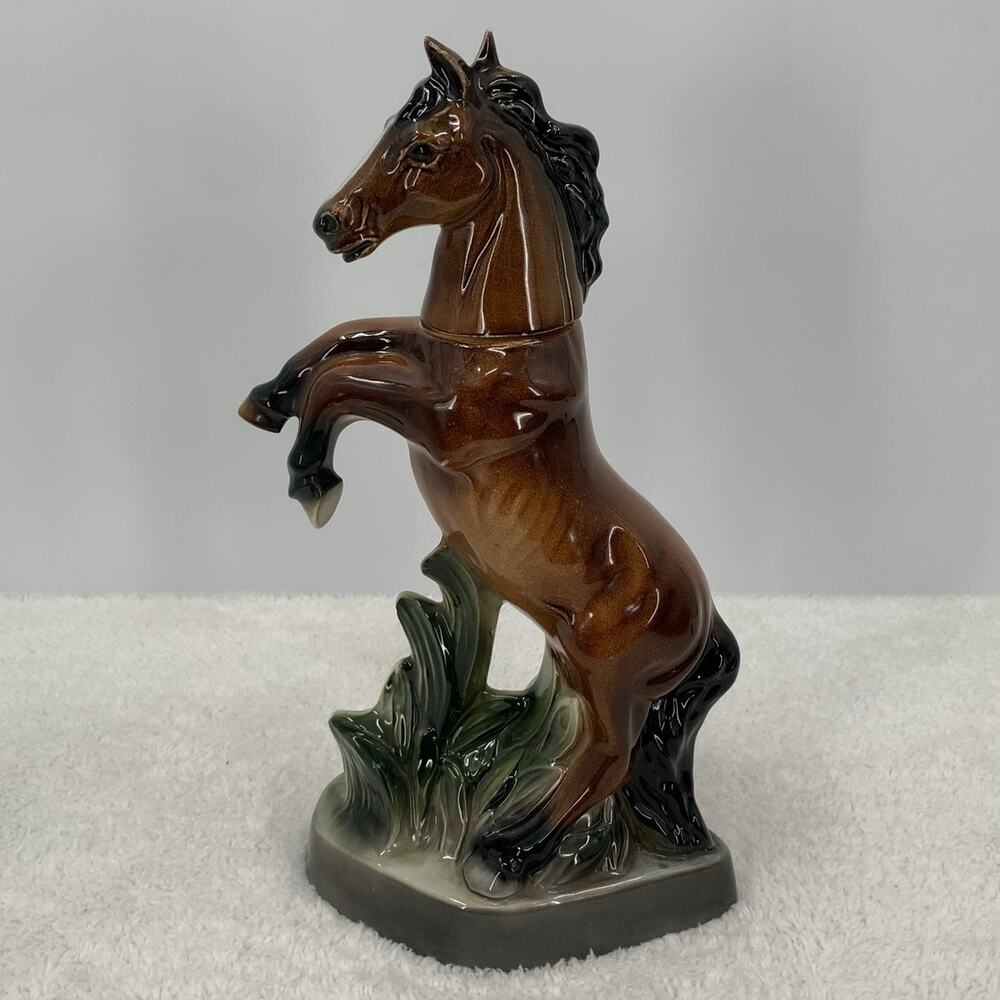 Vintage 1962 Jim Beam Horse Decanter C Miller Kentucky Bourbon Whiskey Bottle